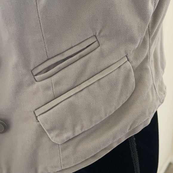 New York & Company 💯% Cotton Taupe Vest SZ 10 - Picture 9 of 14